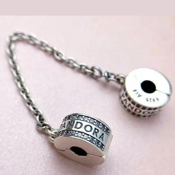 Pandora logo signature safety chain. - Picture 5 of 8